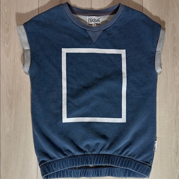 Duke of London Blue Kids Shirt with White Square size 10 - Picture 1 of 6